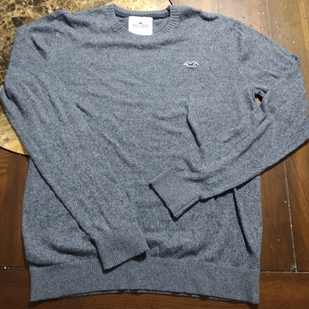 Lightweight Ash Cadet Blue Hollister Sweater